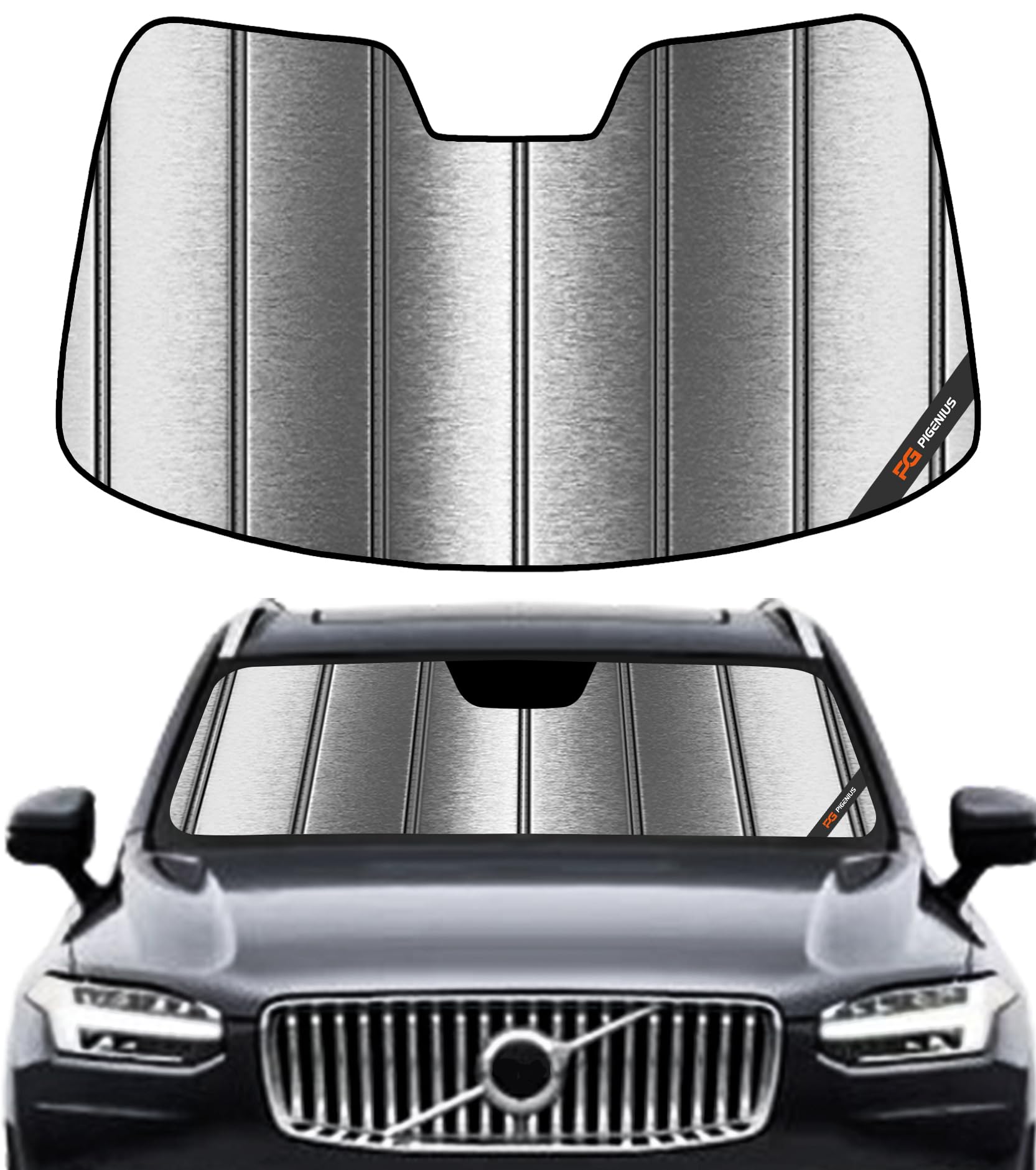 Amazon.com: Pigenius Windshield Sun Shade for Volvo XC90 2016-2026
